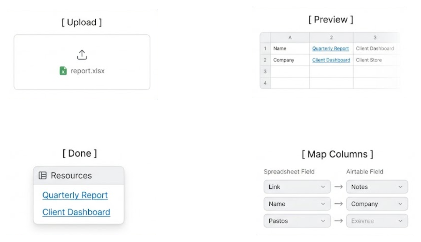 Spreadsheet Import Demo