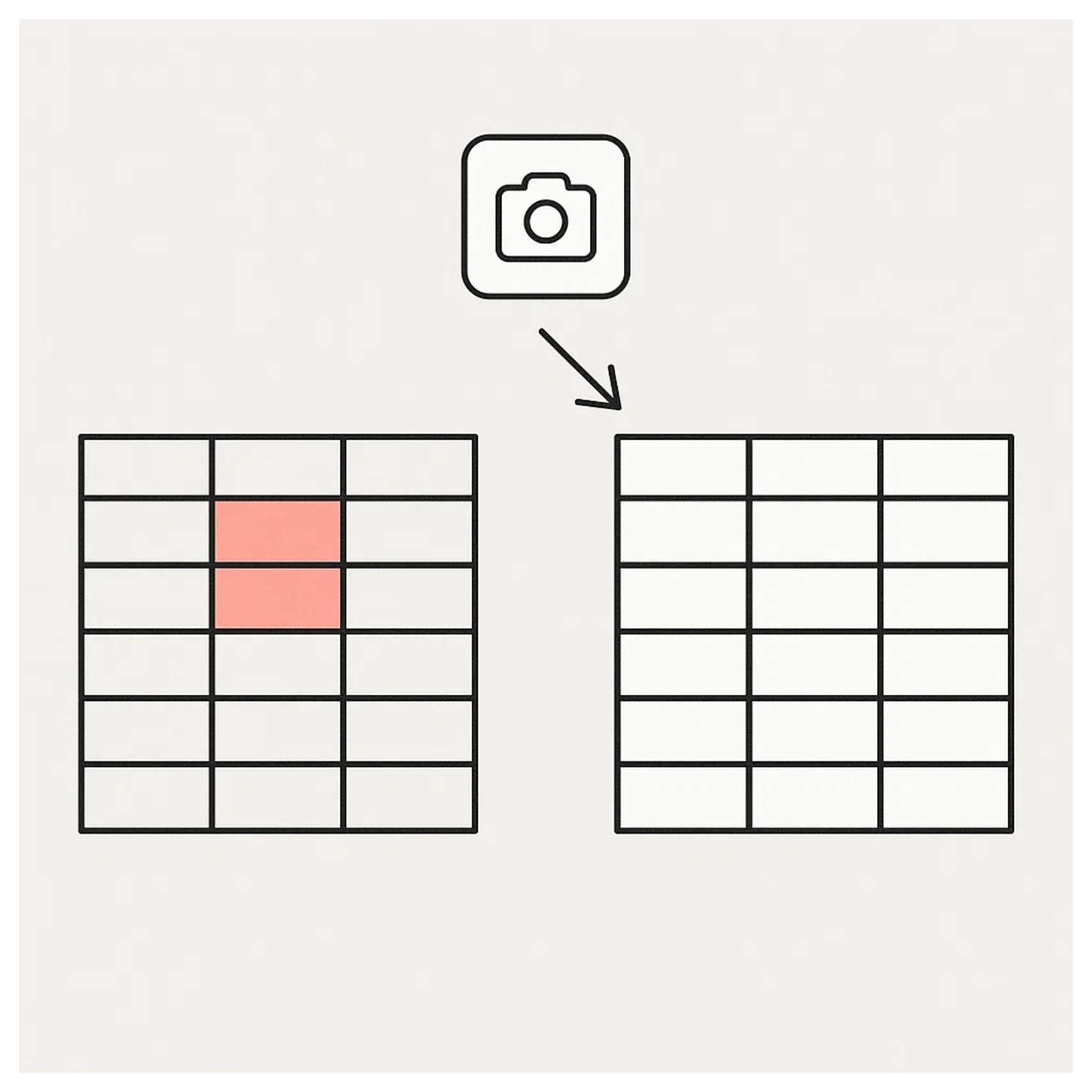 The clock icon in Airtable's toolbar opens the revision history and snapshot panel