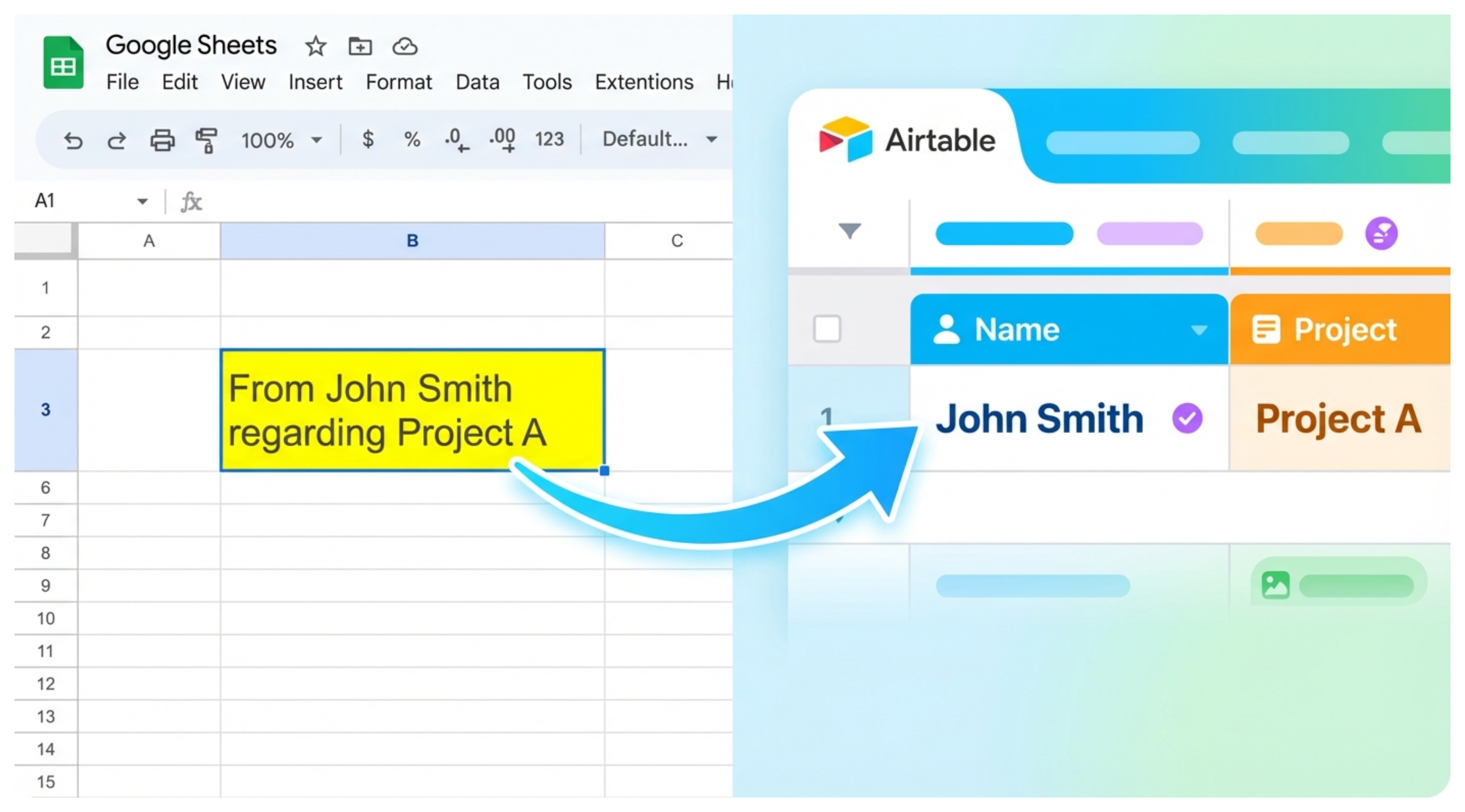 locate the correct Airtable record