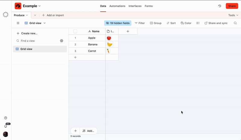 Create a public view